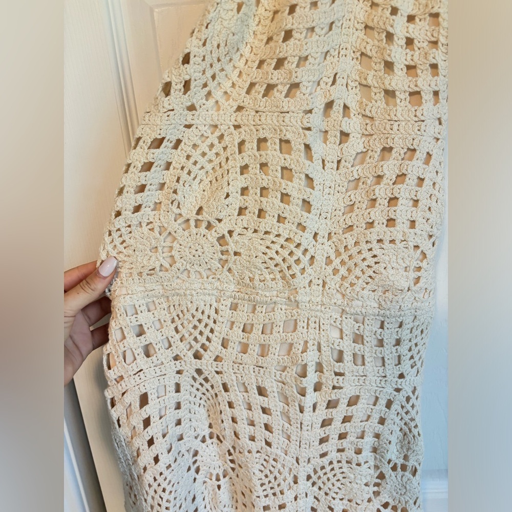 House of Harlow Crochet Halter Dress NEVER WORN - Picture 3 of 7